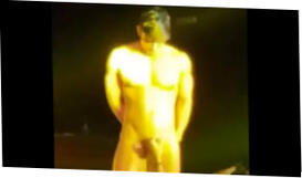 Hot Masculine Stripper Displaying His Hard Dick On Stage 1280x720