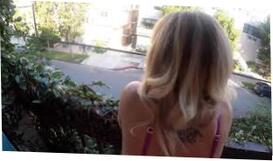 First-timer Romp On Balcony With Hot Cockslut And People Down Below 1280x720