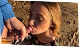 Outdoor Dt And Jizm In Mouth Sweet Teen Doing Blow-job On The Beach Porno Photos Photo8 1280x720