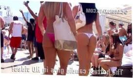 Skimpy G-string Swimsuits At The Pool Soiree In Public Porno Org In 1280x720