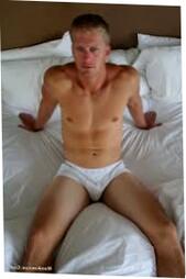 Blonde Hunk Jerking His Big Milky Boner In A Motel Room Faggot Brief Films 800x1200
