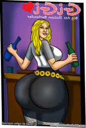 Gigi Big Butt Italian Bartender 01 Free Porno Comix Online 673x994