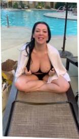 Flashing Big Tits Public At The Pool Melina Mason Mummy Beach Xxx Pornography Photos 810x1440