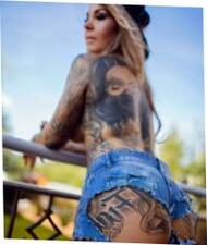 Tattooed Nymphs Half Naked Photo Erotics 1066x1253