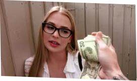 Teen With Sexy Glasses Suggested Money For Fuck-fest 1207x679